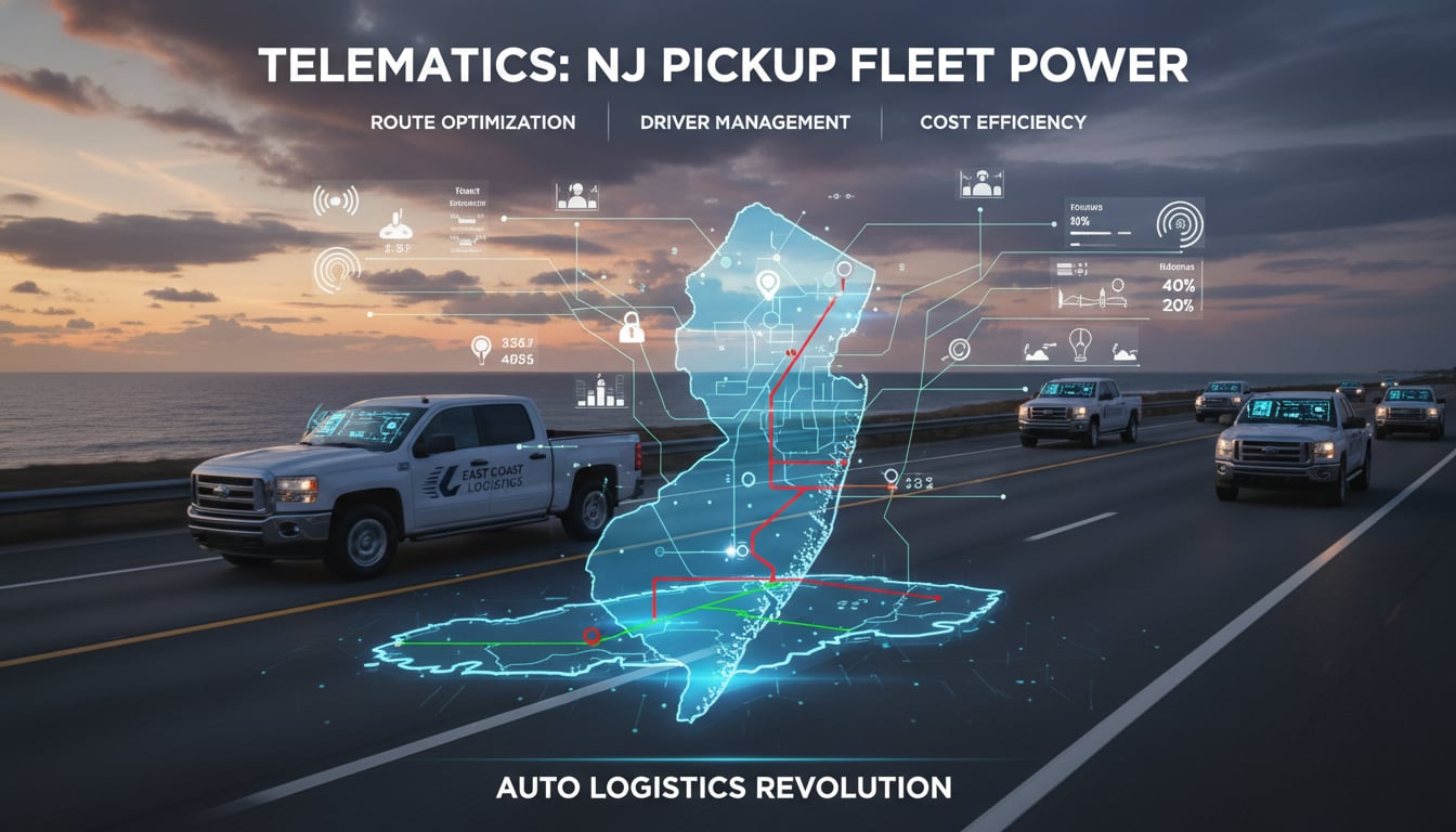 Telematics for Pickup Truck Fleets on the East Coast: Maximizing Efficiency for Auto Logistics in New Jersey